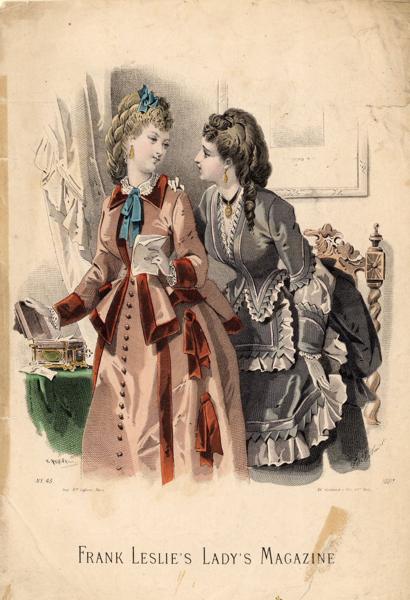 Illustration for article titled What Are Historical Broads Always Talking About in Fashion Plates?